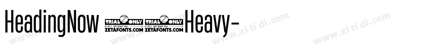 HeadingNow 48Heavy字体转换